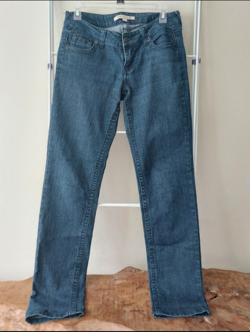 Low Rise Slim Straight Leg Jeans